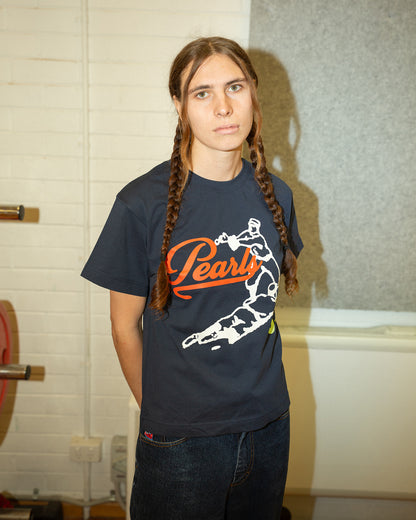 BASEBALL TEE NAVY