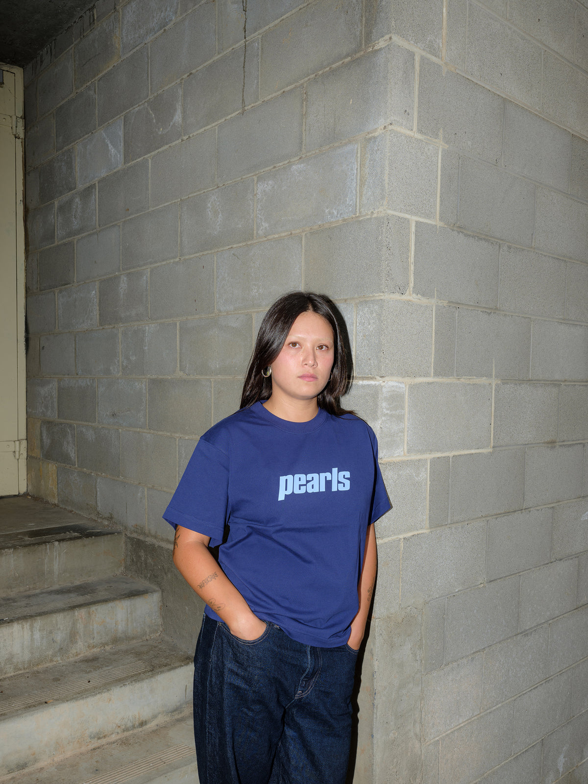 OG TEE DEEP BLUE (PALE BLUE)