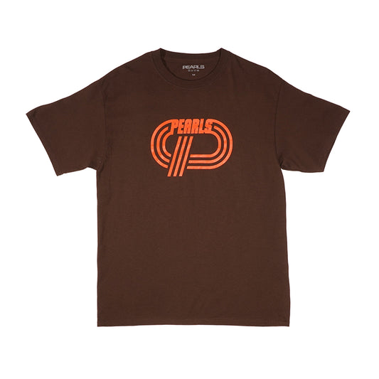 TRACK TEE DARK CHOCOLATE (RED)