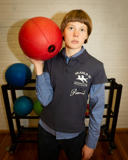 SADDLE FEMME POLO NAVY