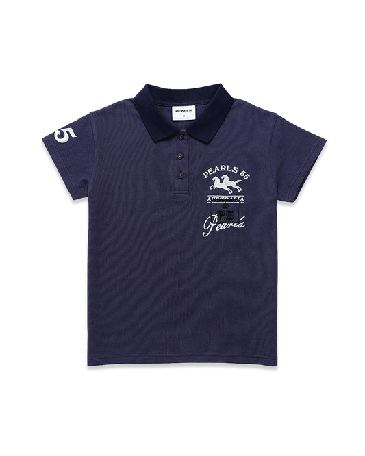 SADDLE FEMME POLO NAVY