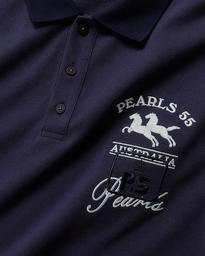 SADDLE FEMME POLO NAVY