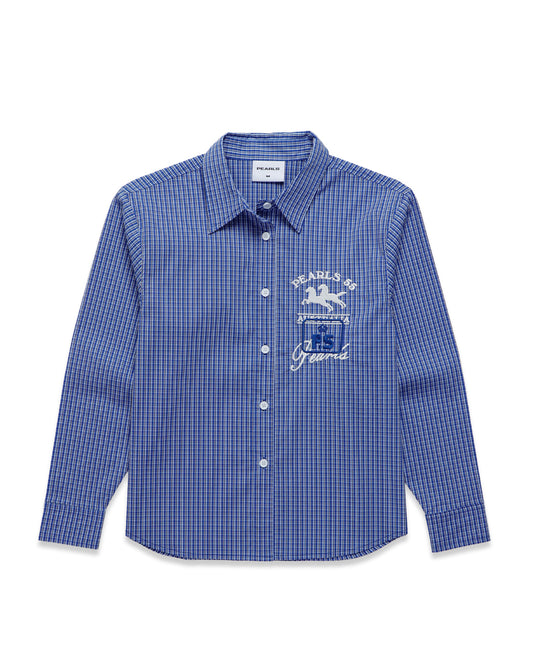SADDLE SHIRT BLUE CHECK