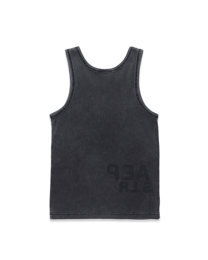 STAMP TANK FADED BLACK
