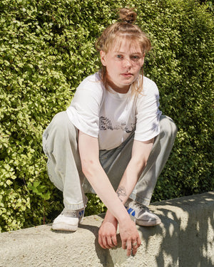 FINGER PAINT TEE WHITE