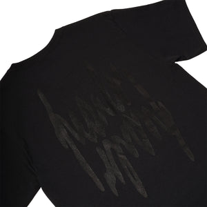 SCRIPT BACK TEE BLACK